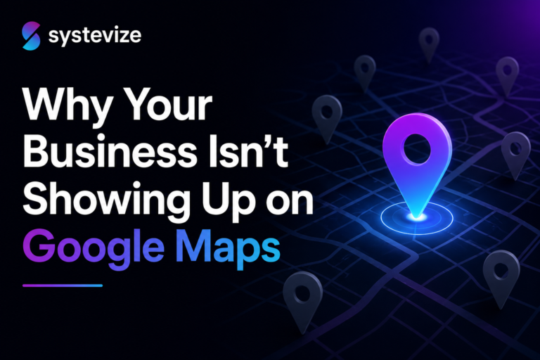 local service business not showing up on Google Maps search results